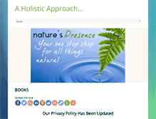 Tablet Screenshot of naturespresence.net